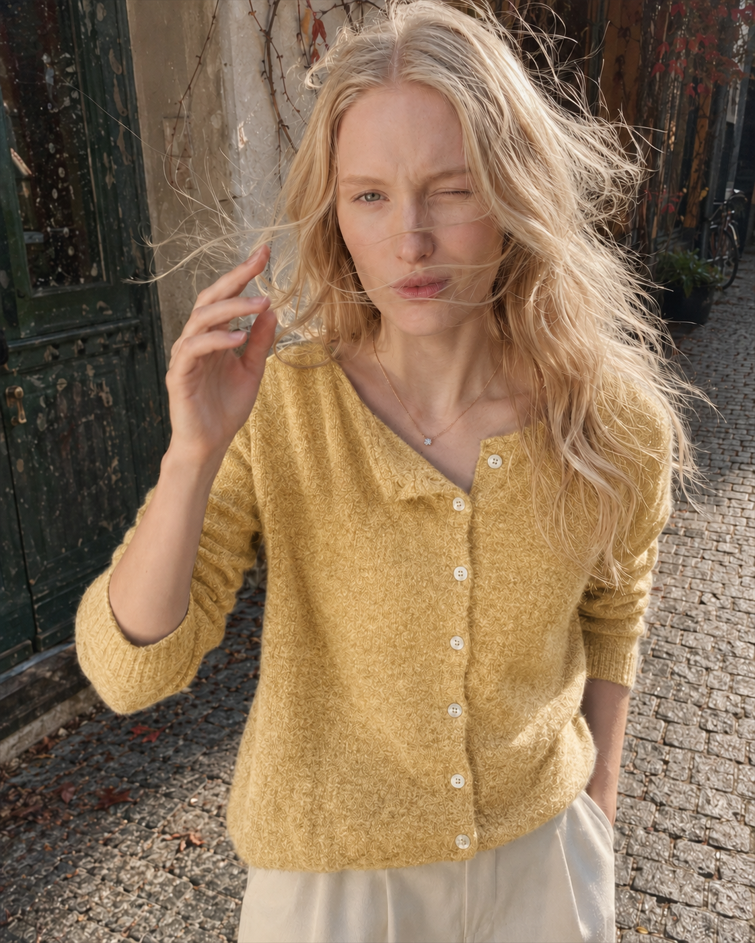 Elegant Button Knit Cardigan