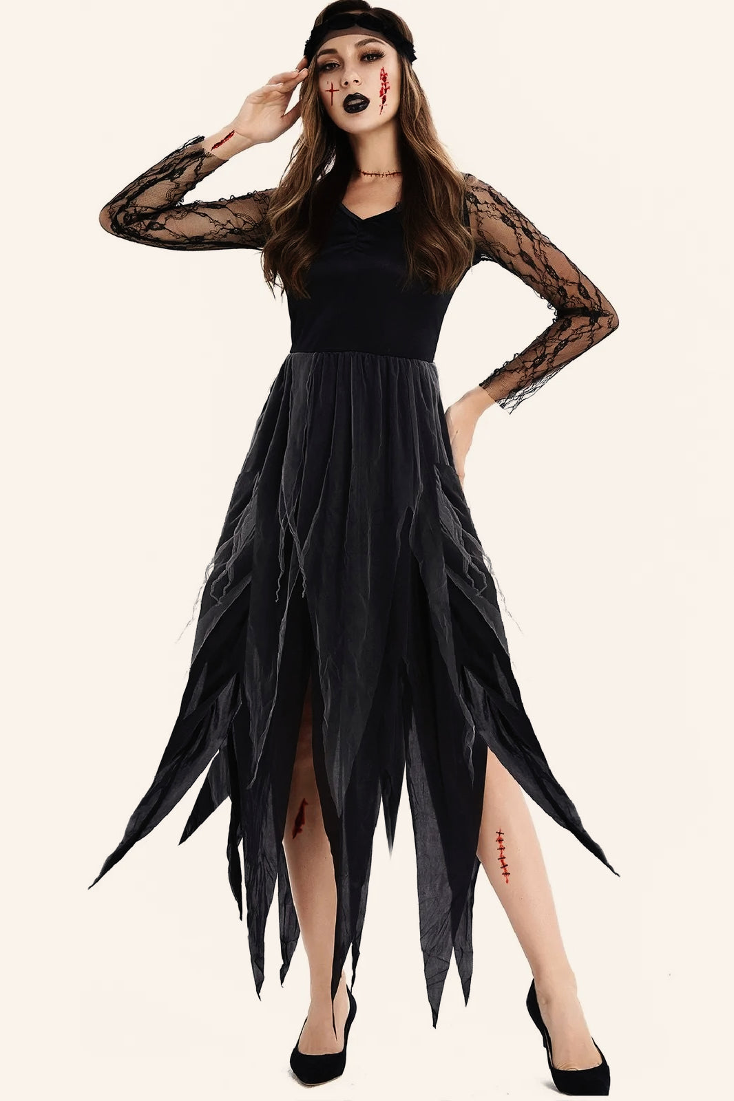 Black Devil Halloween Costume Dress