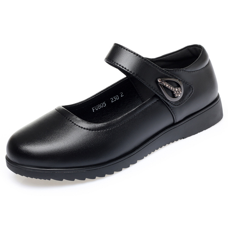 Round Toe Buckle Strap Flat Mary Jane Shoes