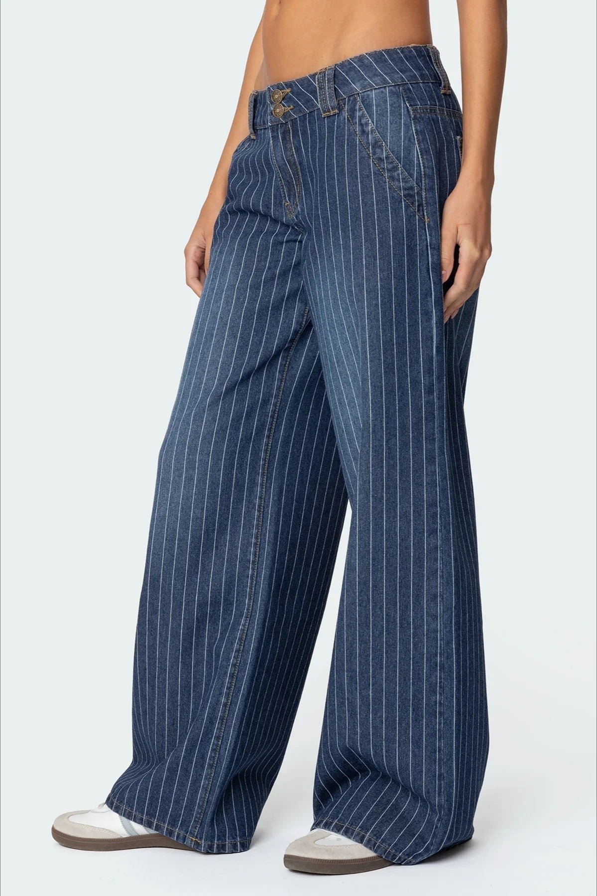 Vintage Washed Denim Jeans