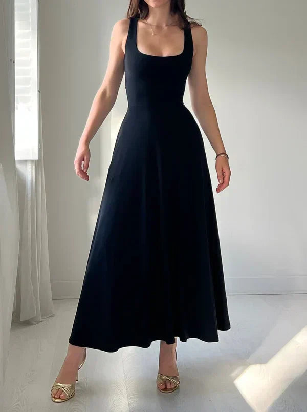 Graciela Minimalist Modern Midi Dress Designer Edit