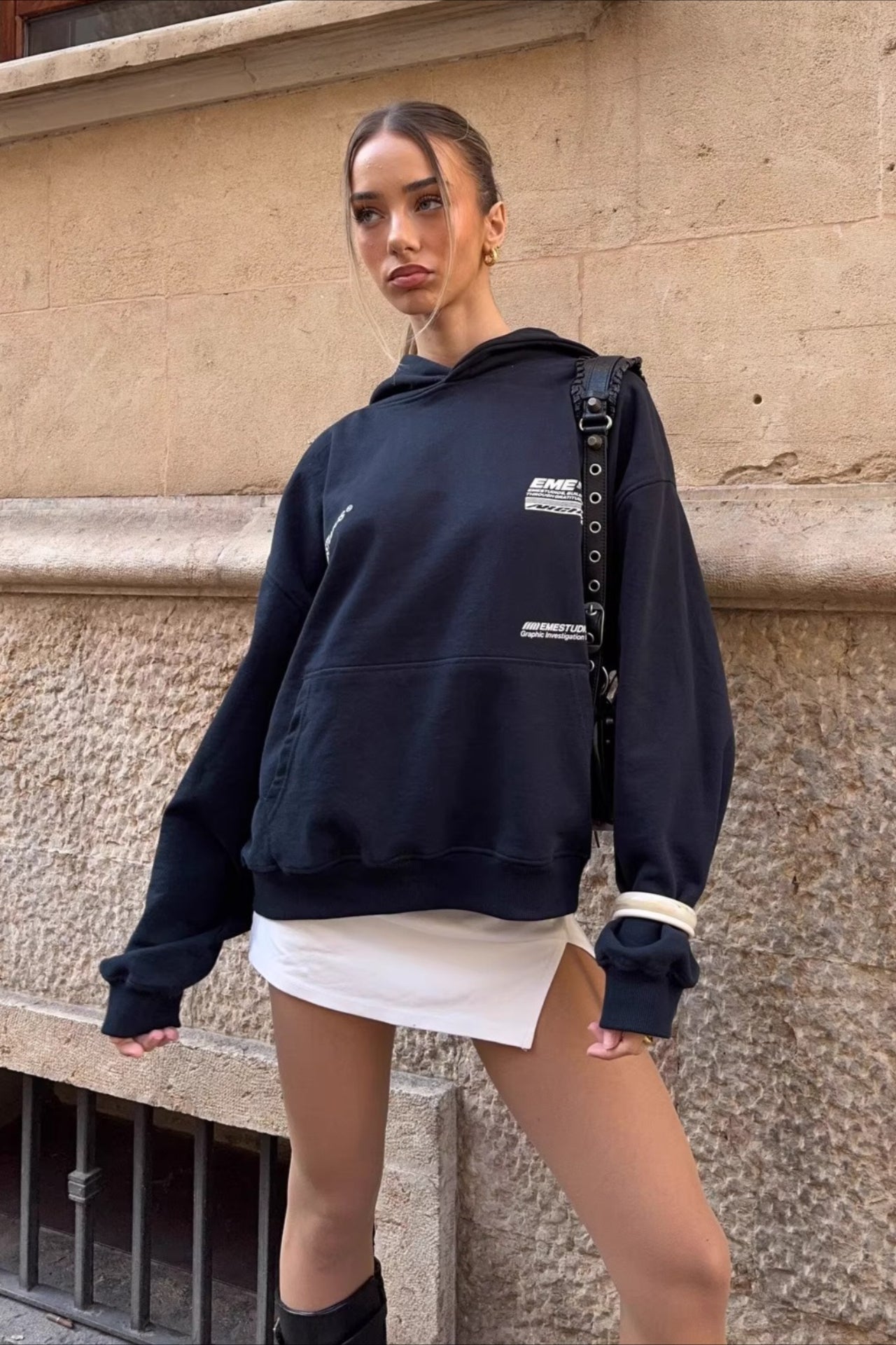 Street Style Letter Print Hoodie