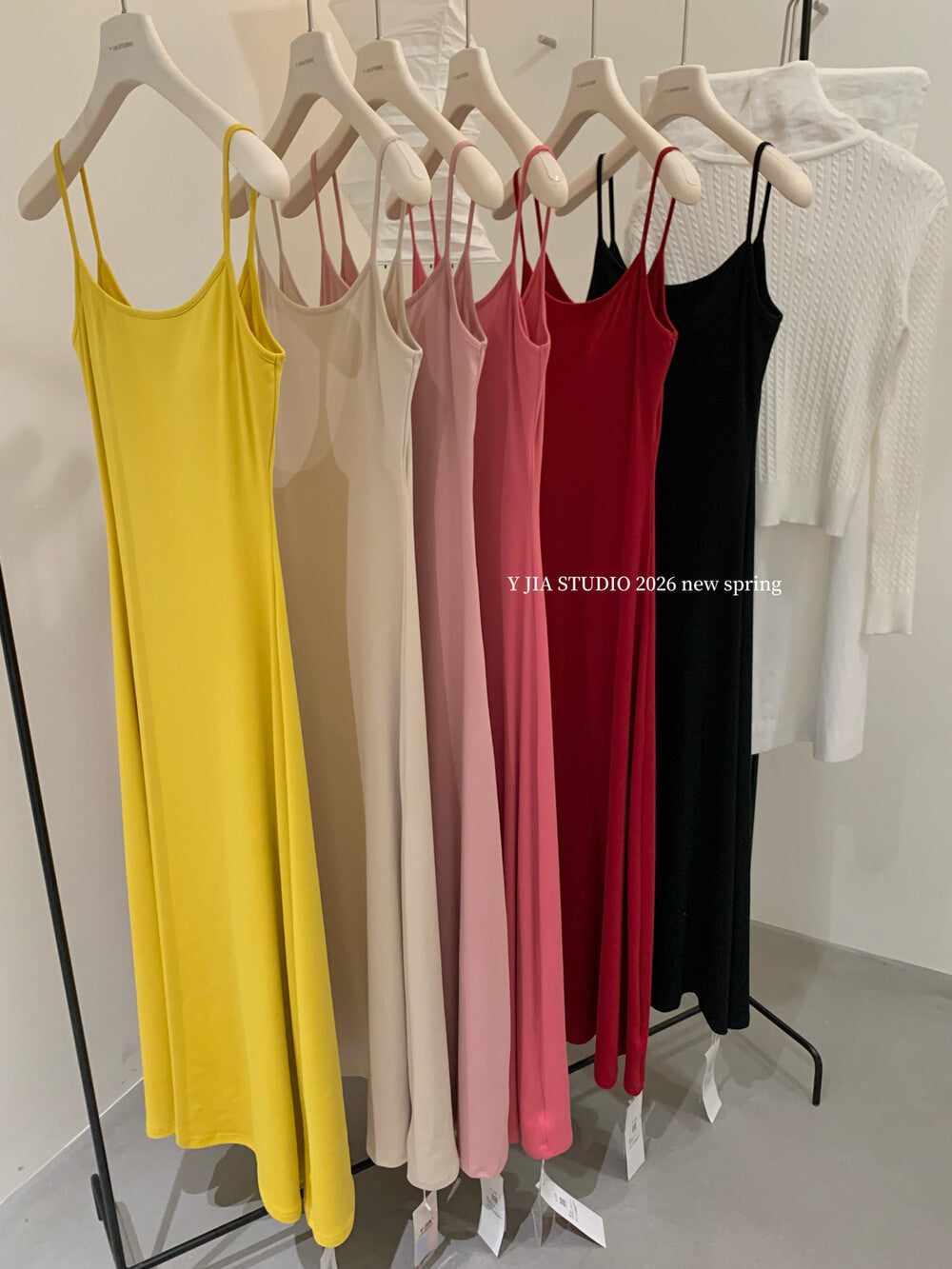 Spaghetti Strap Bodycon Slip Maxi Dress 3