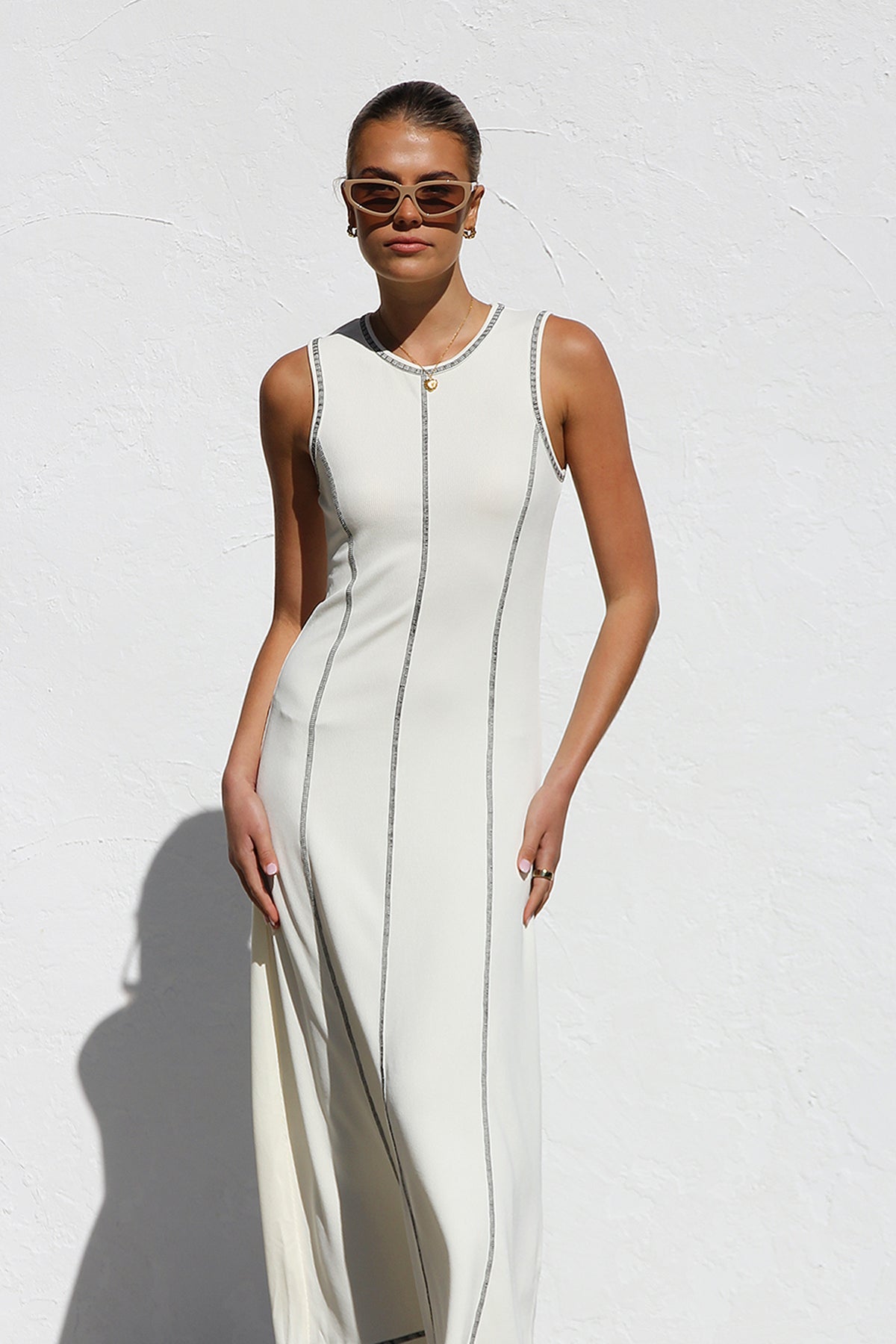 Ofelia Exclusive Dress Cream Evening Wear Edit