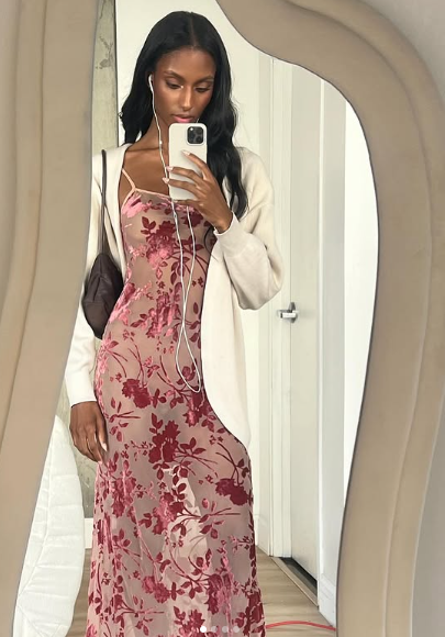 Sexy A Line Spaghetti Straps Floor Length Floral Evening Dress Prom Dresses SD1719