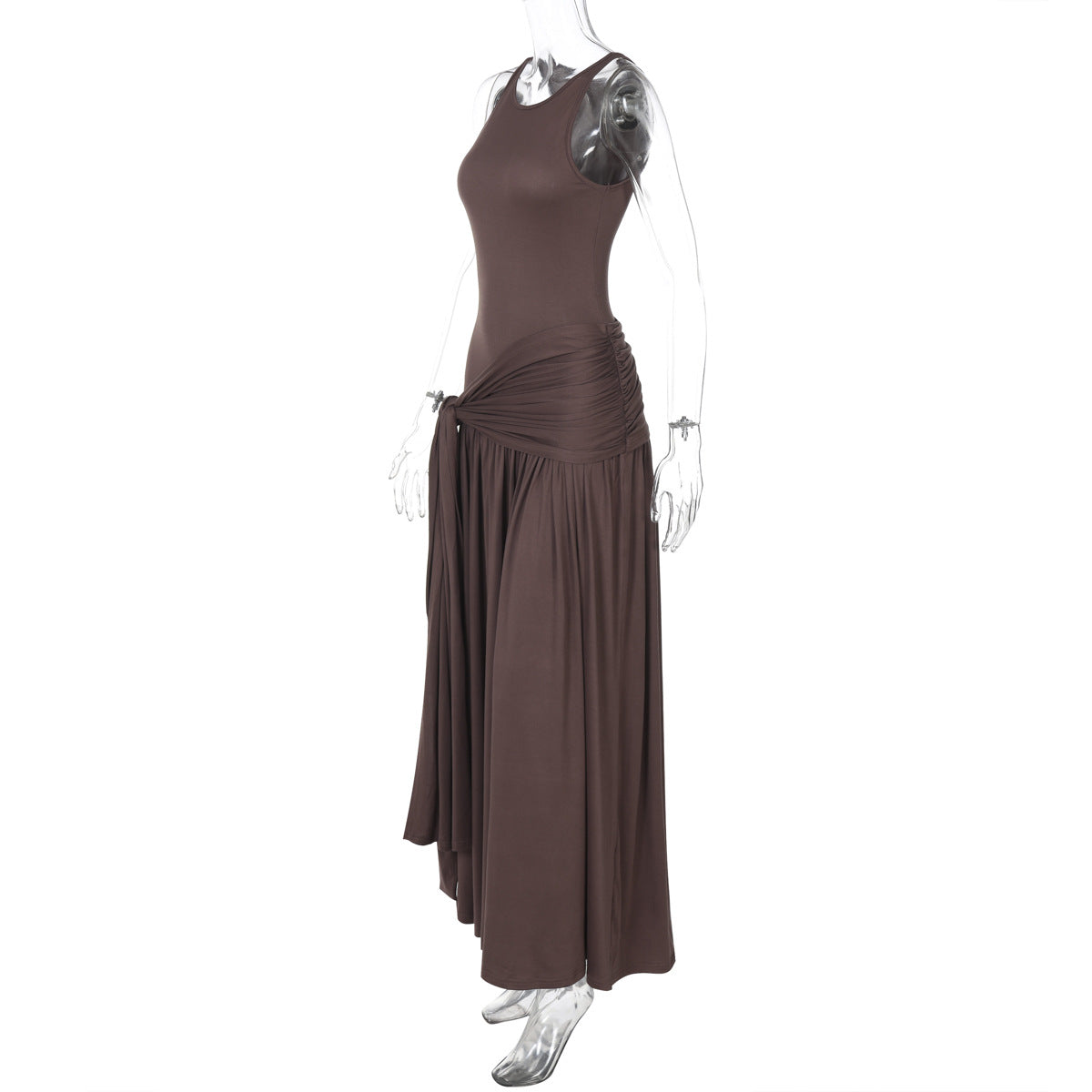 Niger Maxi Dress Brown