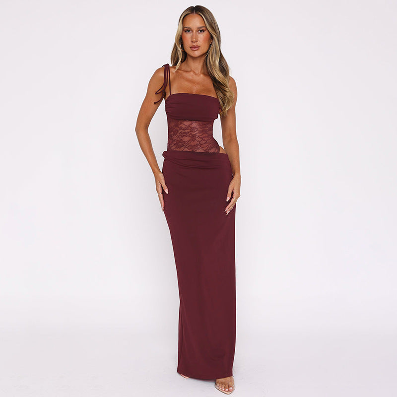 Stella Maxi Dress Maroon