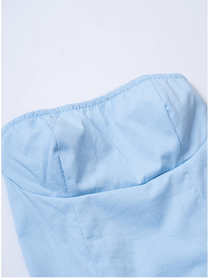 Bucco Mini Dress - Light blue