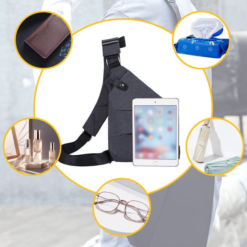 Anti Theft Slim Crossbody Sling Bag