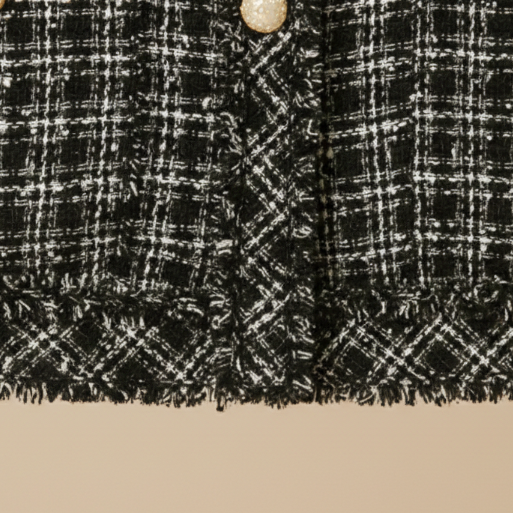 Women's Cropped Textured Jacket