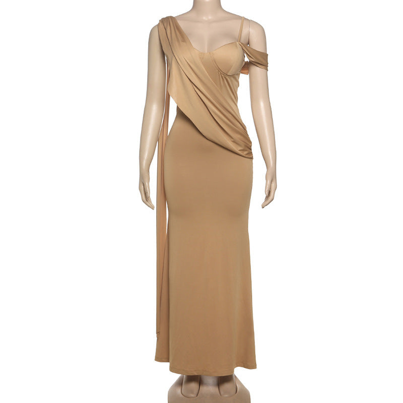 Elnora Maxi Dress - Khaki