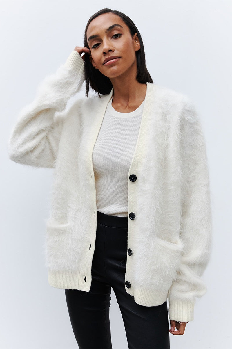 Cozy Faux Fur Cardigan
