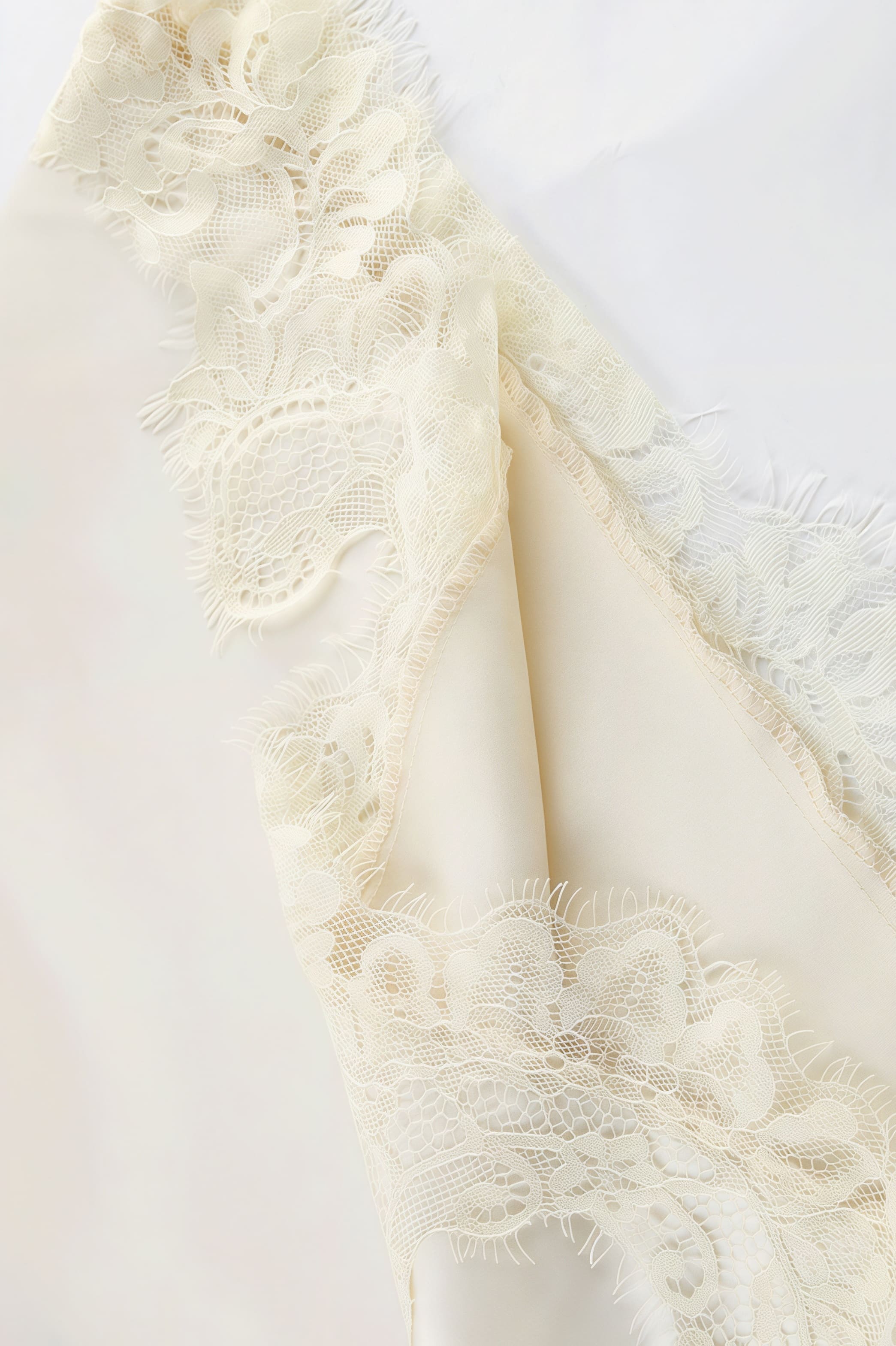 Satin Halter Neck Lace Trim Mini Two Piece Set