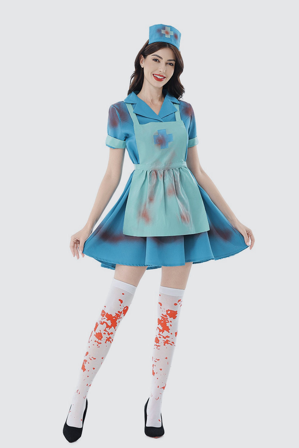 Sexy Bloody Nurse Halloween Dress