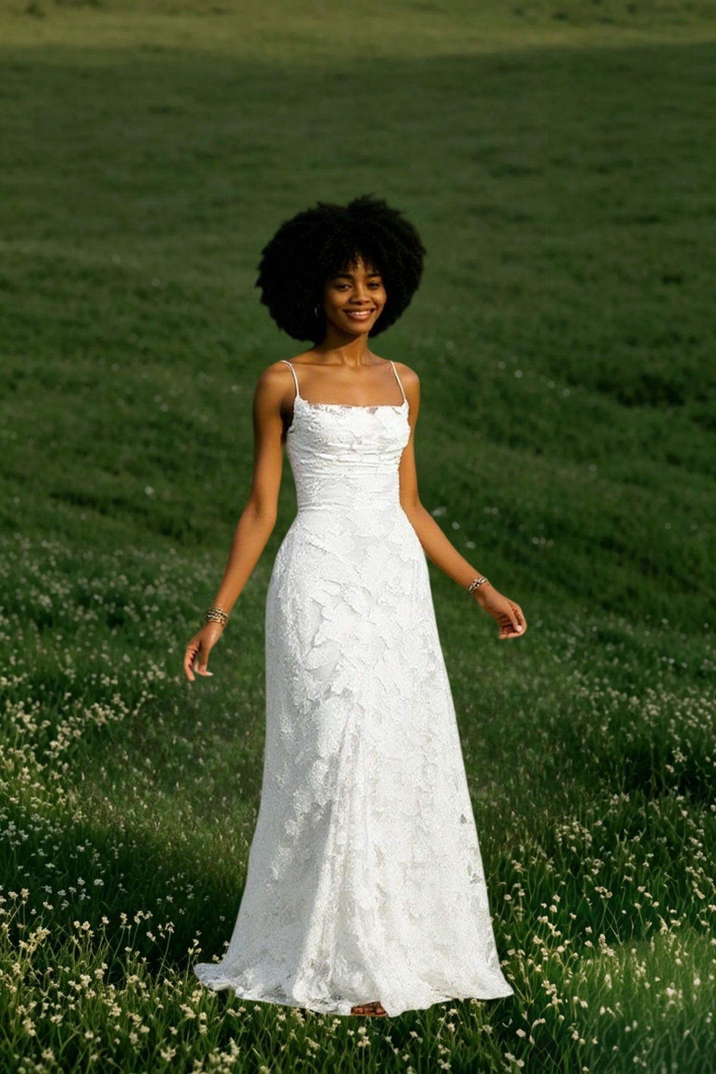 Backless Chiffon Maxi Dress