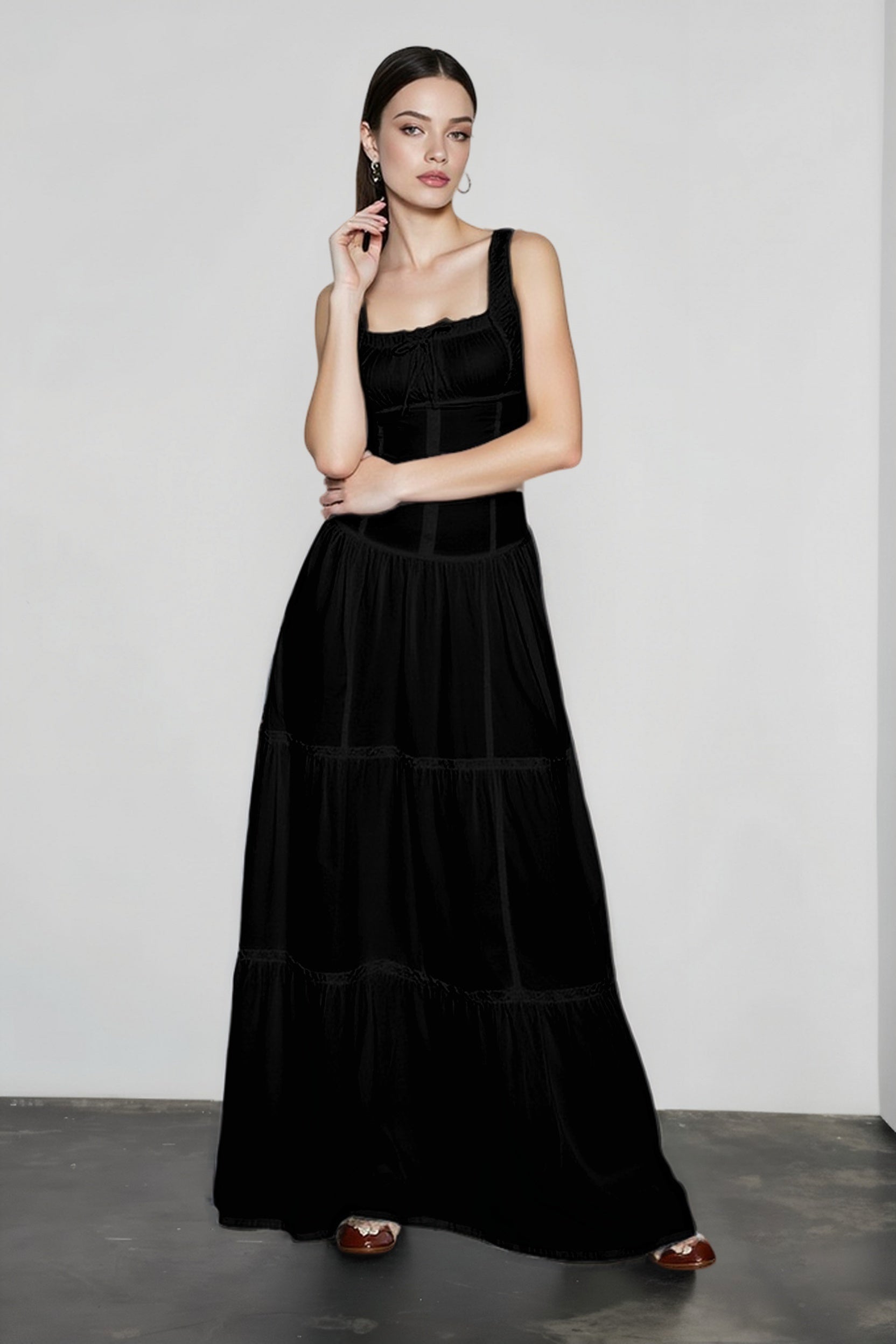 Ruched Maxi Dress