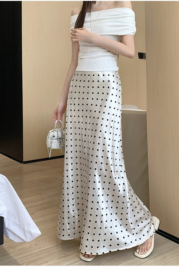 French Style Polka Dot Skirt