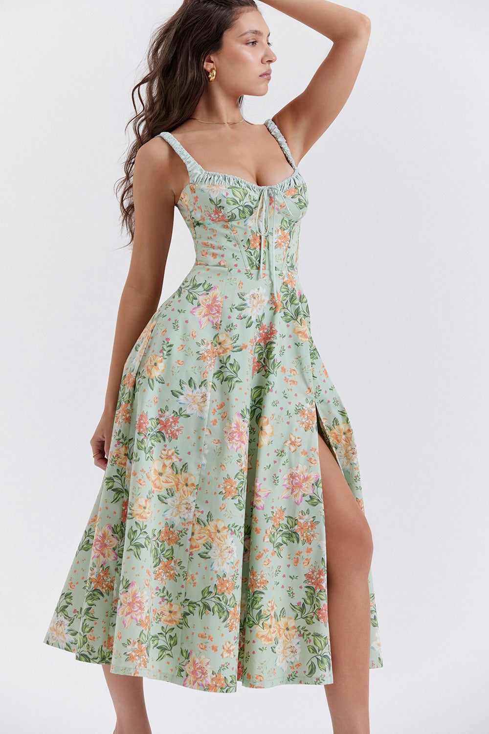 Patchwork Floral Dress