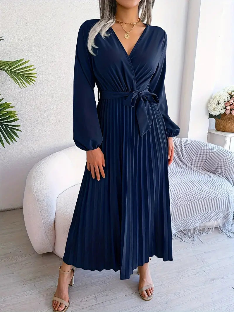 Boutique Carlota Pleated Midi Dress Statement Occasion Edit