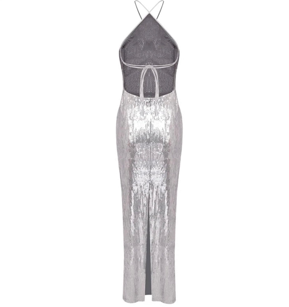 AVERIE SEQUIN MAXI DRESS