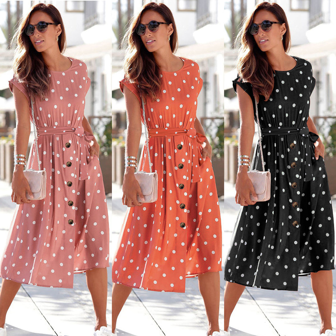 Iara Relaxed Midi Dress for Women Trendy Fashion Pick