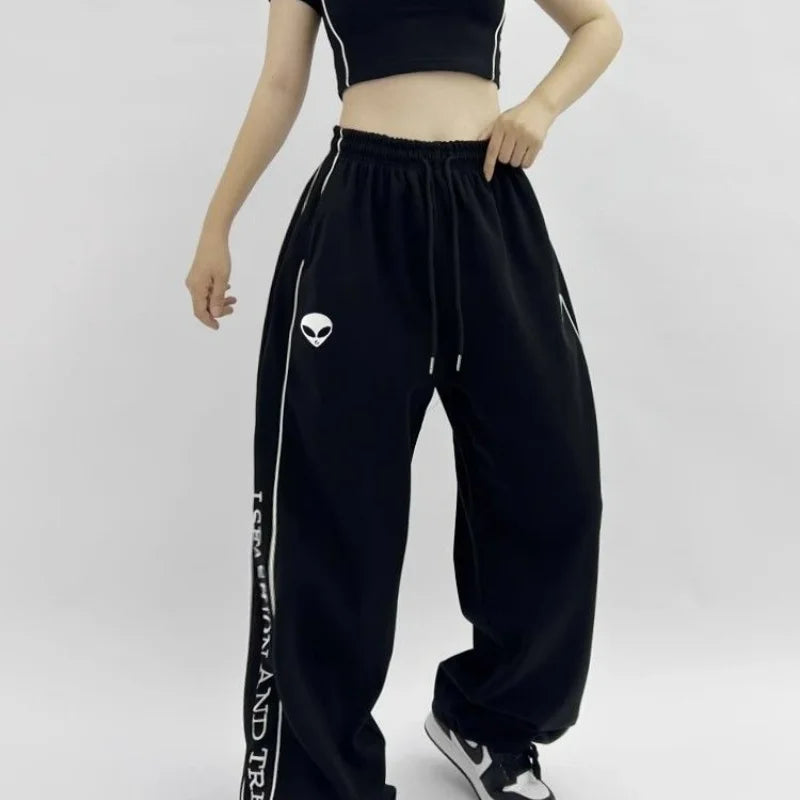 Printed Drawstring Sports Pants