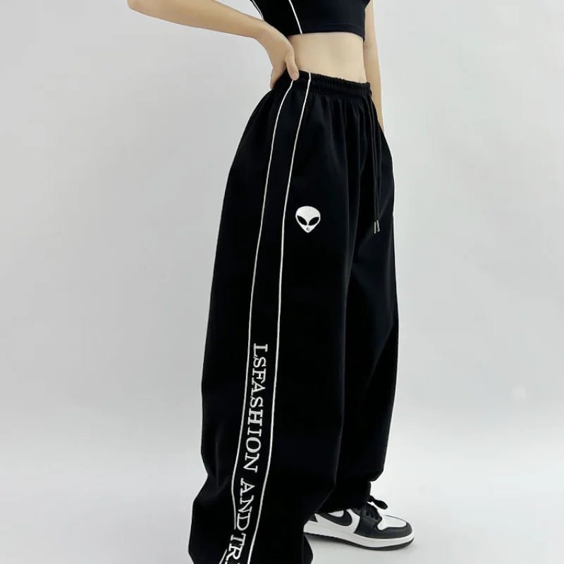 Printed Drawstring Sports Pants