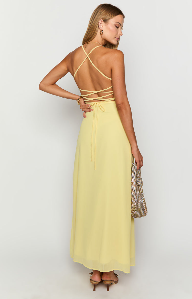 Arabelle Yellow Maxi Dress