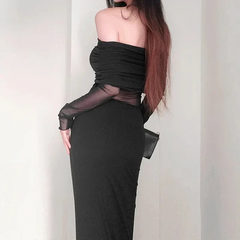 Patchwork Lace Bodycon Dress