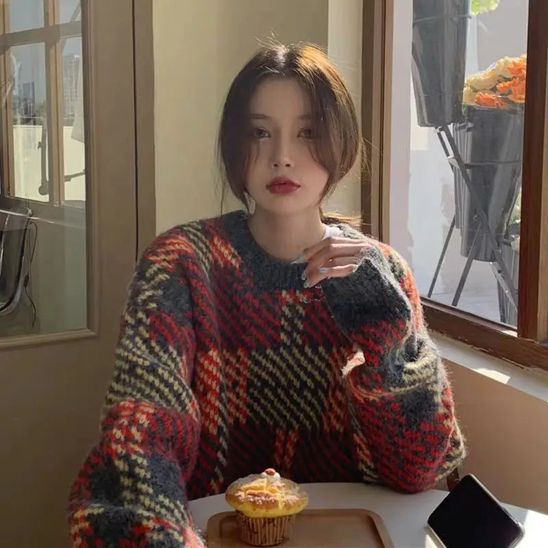 High Street Printing Round Neck Sweater