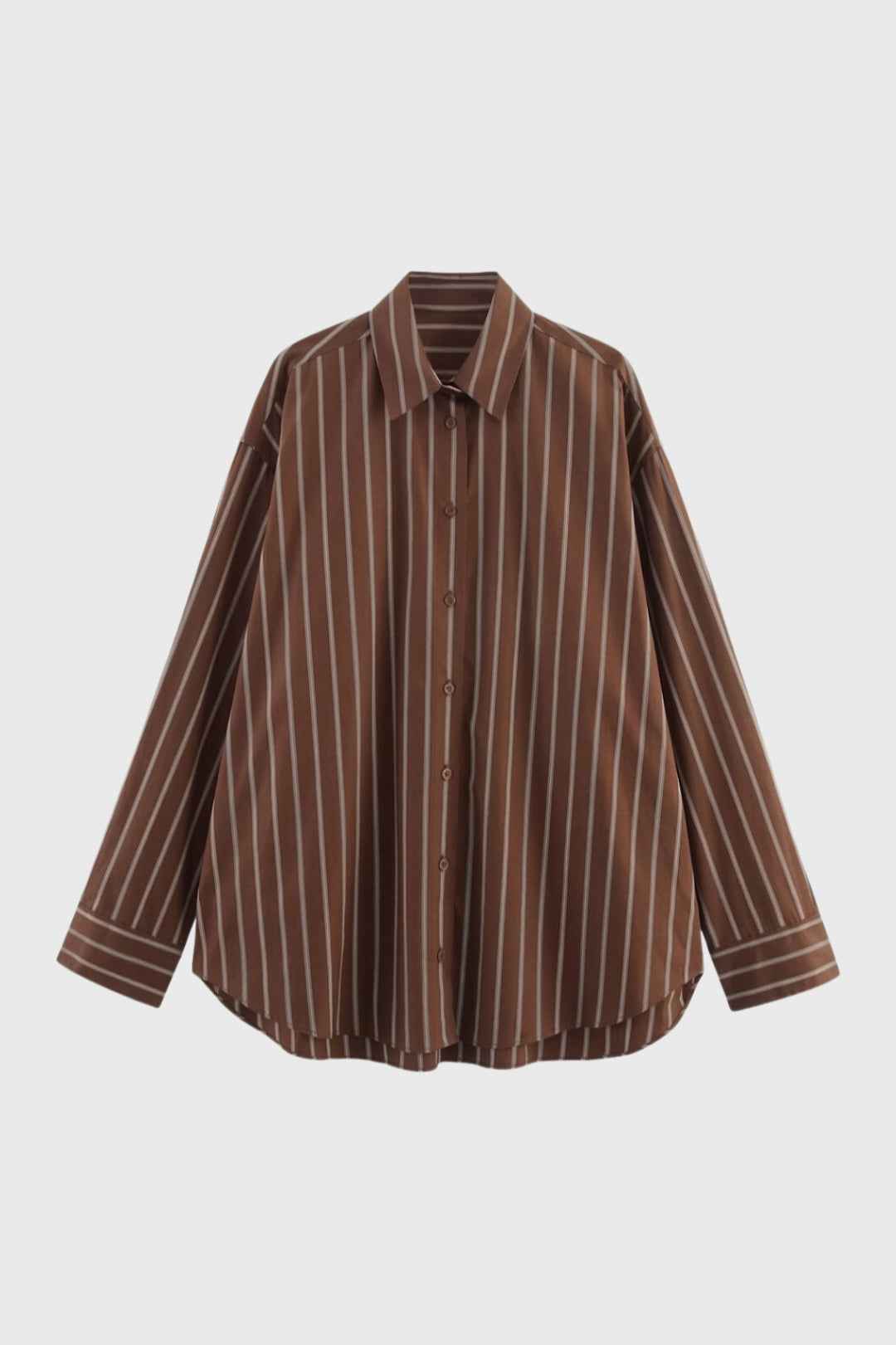 Elegant Relaxed Button Blouse with Soft Fabric and Versatile Fit