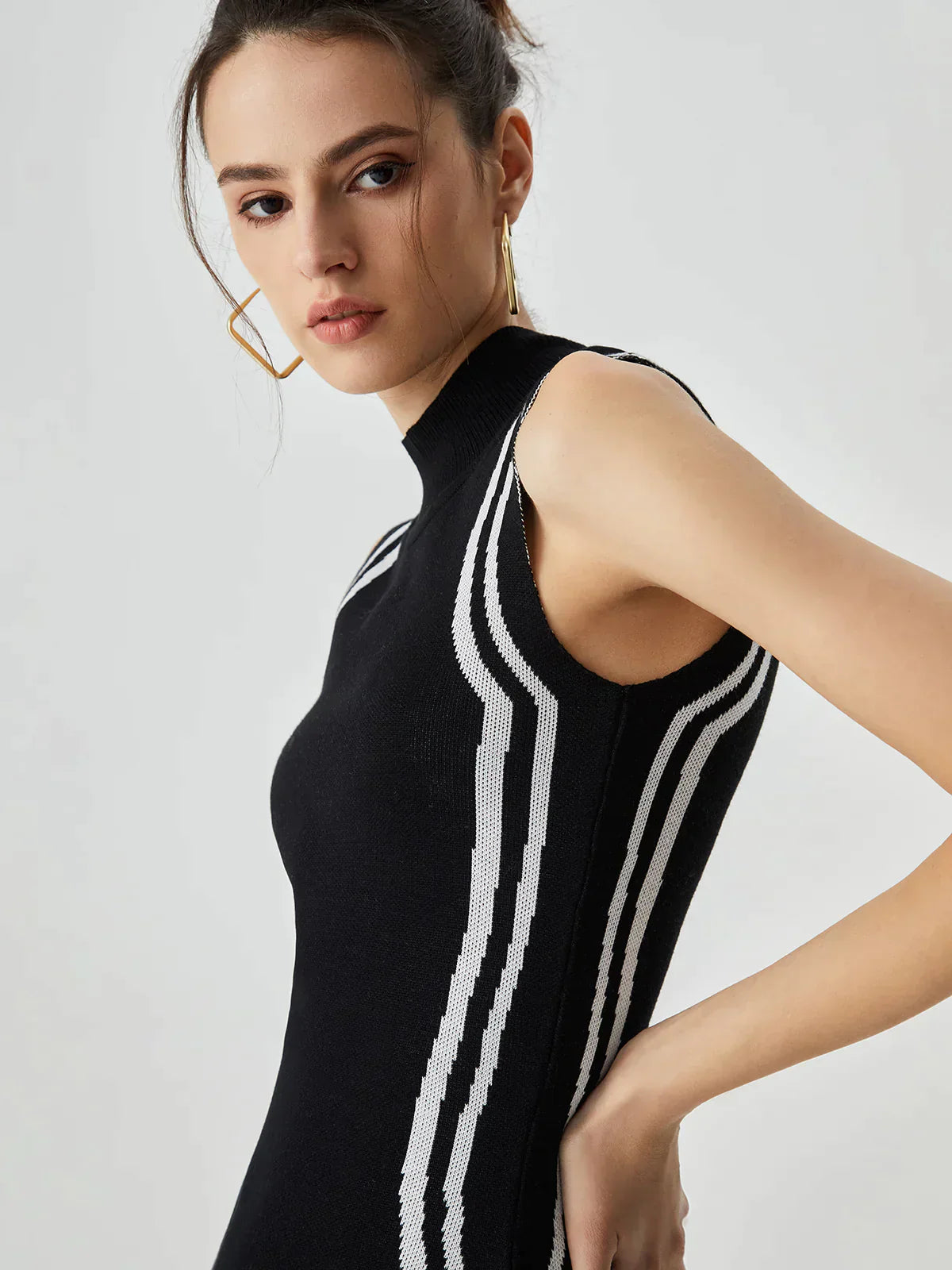 Dulce Asymmetrical Knit Dress for Women Everyday Fashion Pick