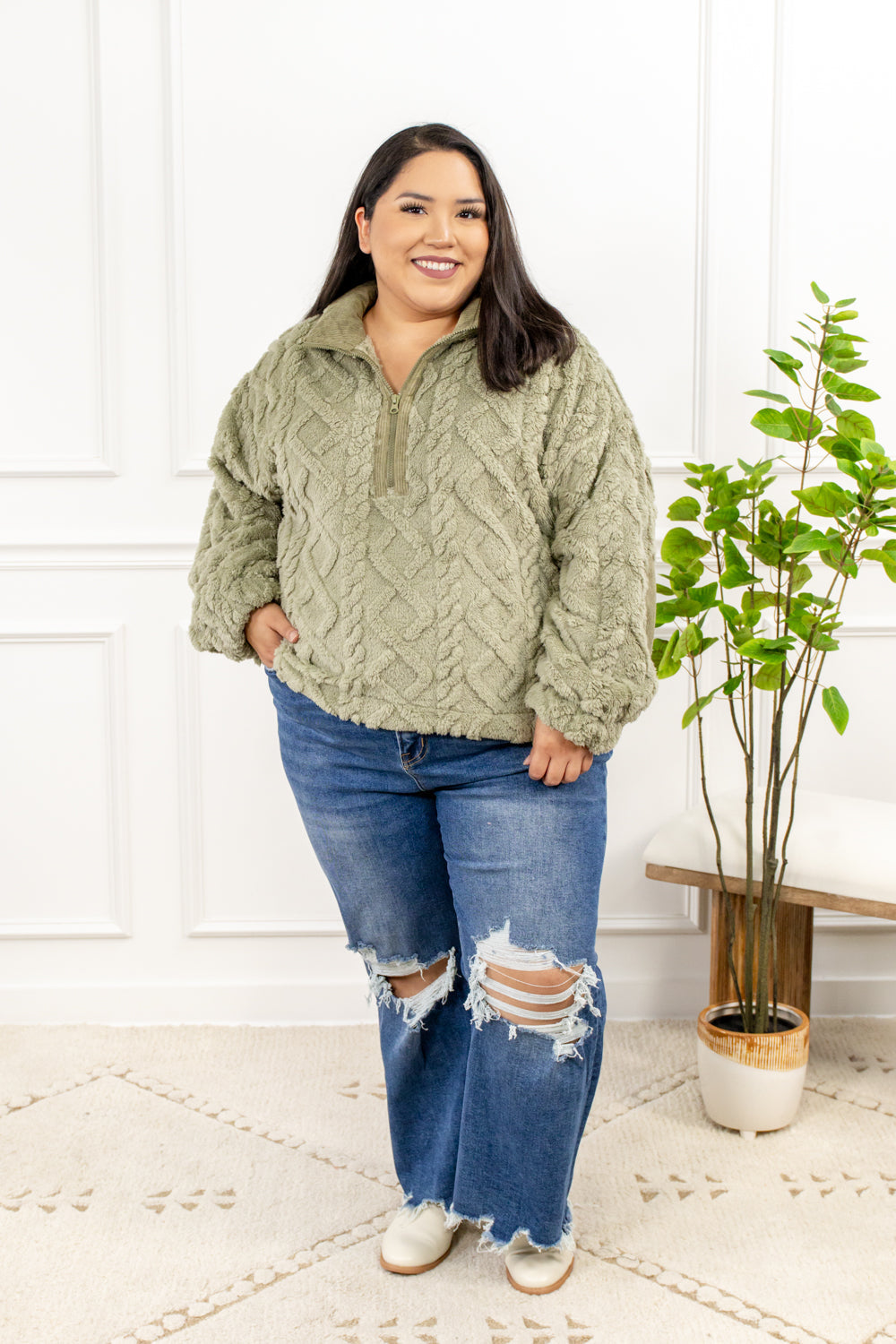 *DOORBUSTER* Timberline Trails Half-Zip Cozy Pullover