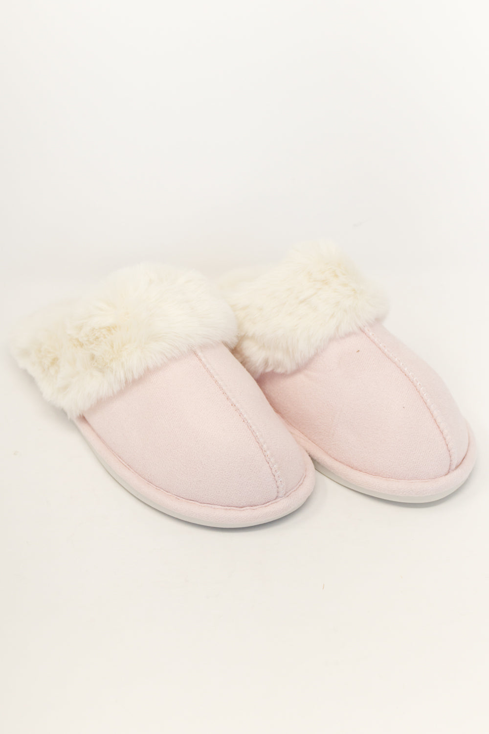 *DOORBUSTER* Fuzzy Steps Closed Toe Slippers