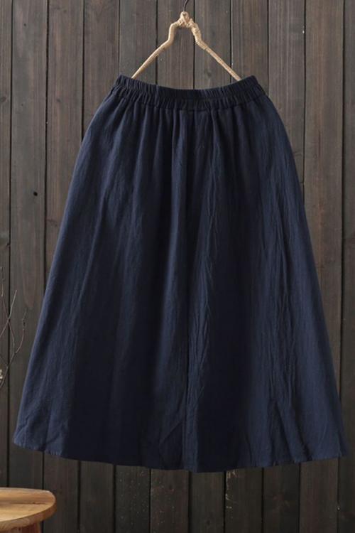 Pleated A Line Skirts