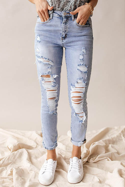 Distressed Denim Skinny