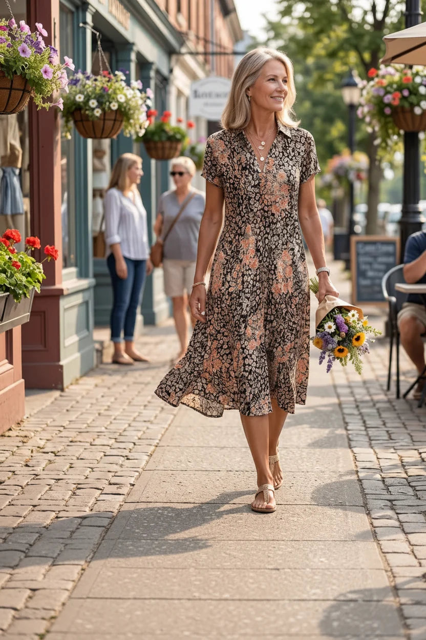Moira | Lightweight Comfort Midi Dress