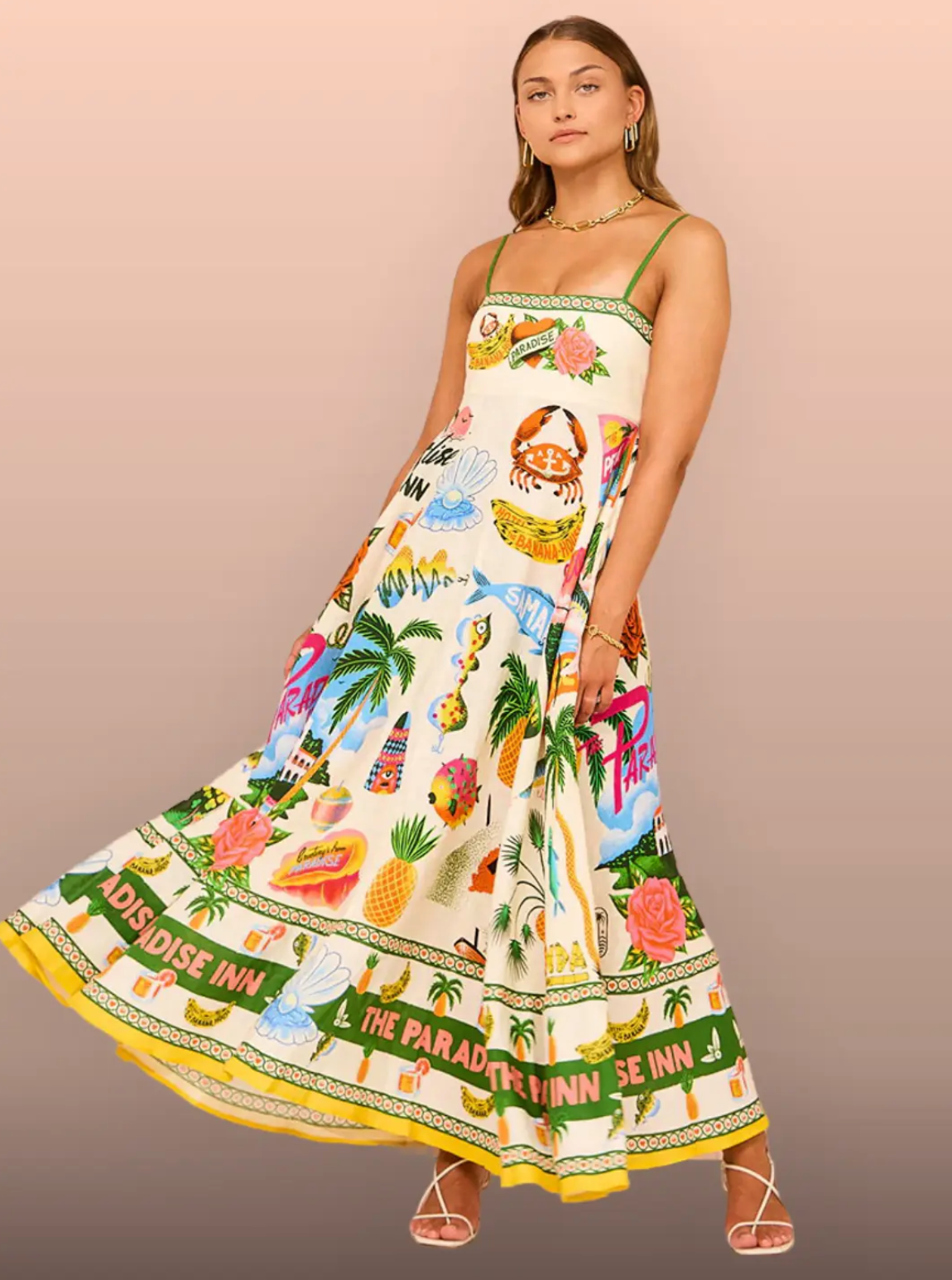 Carmen Minimalist Maxi Dress Designer Edit