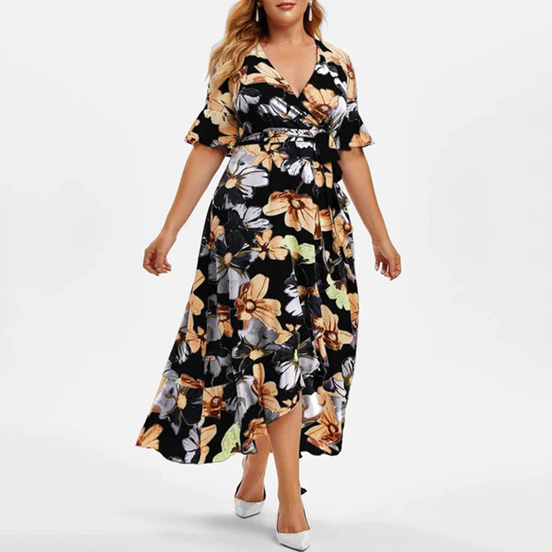 Imogen Floral Maxi Dress for Women Elegant Evening Look