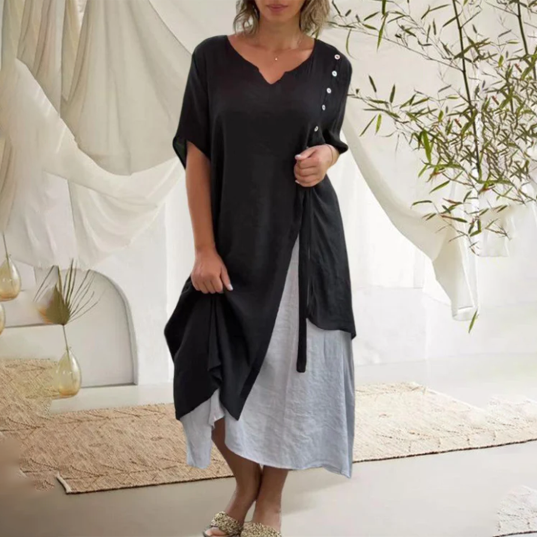 Ortrun Elegant Spring Dress for Women Comfortable Daily Wear