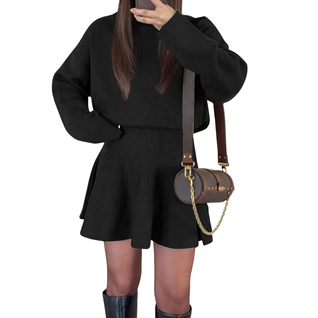PATRICE™ – Cozy Long Sleeve Dress