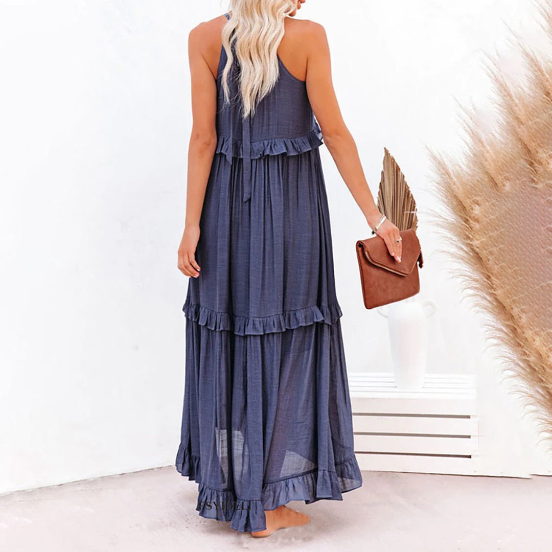 Naroa Stylish Long Dress for Women Streetwear Style