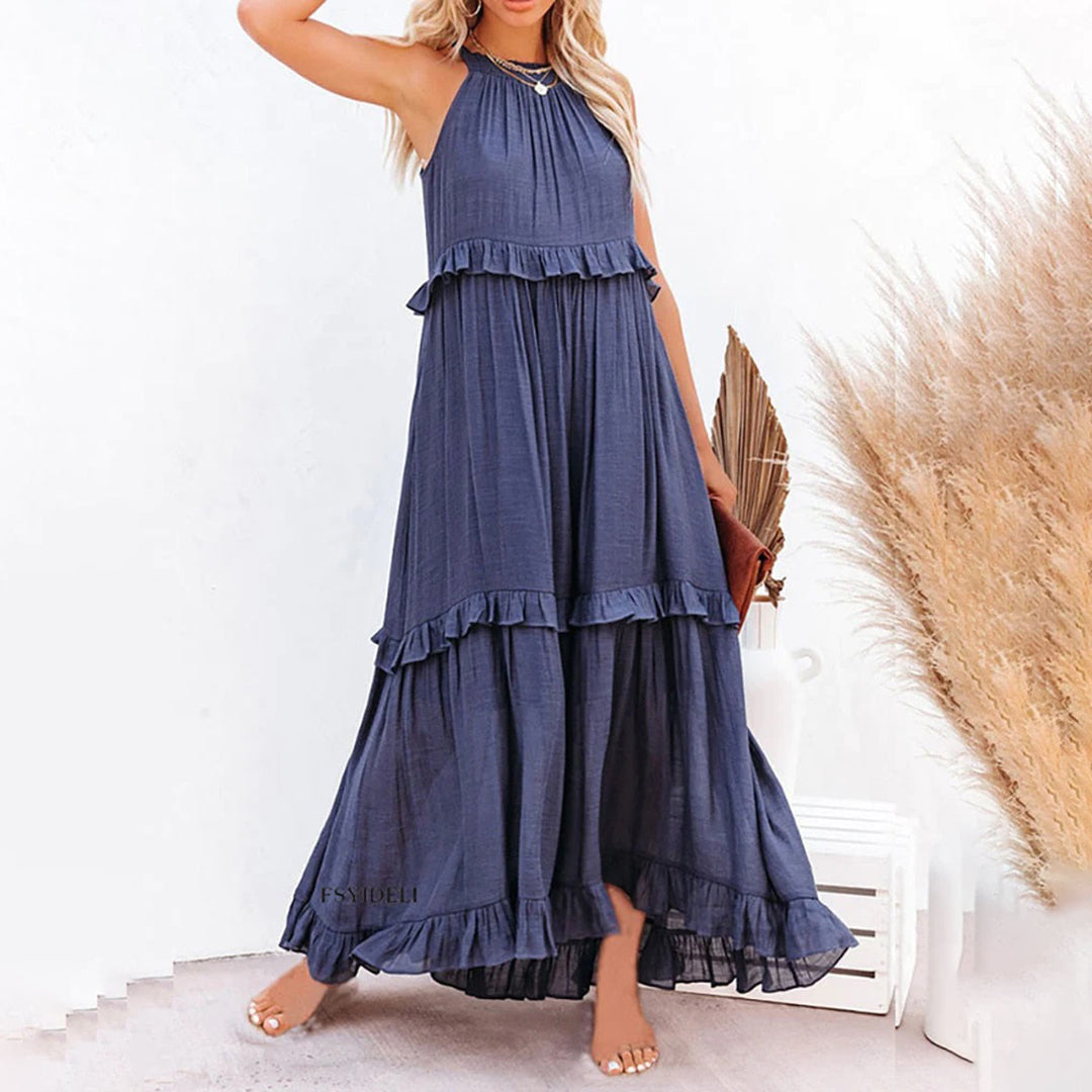 Naroa Stylish Long Dress for Women Streetwear Style