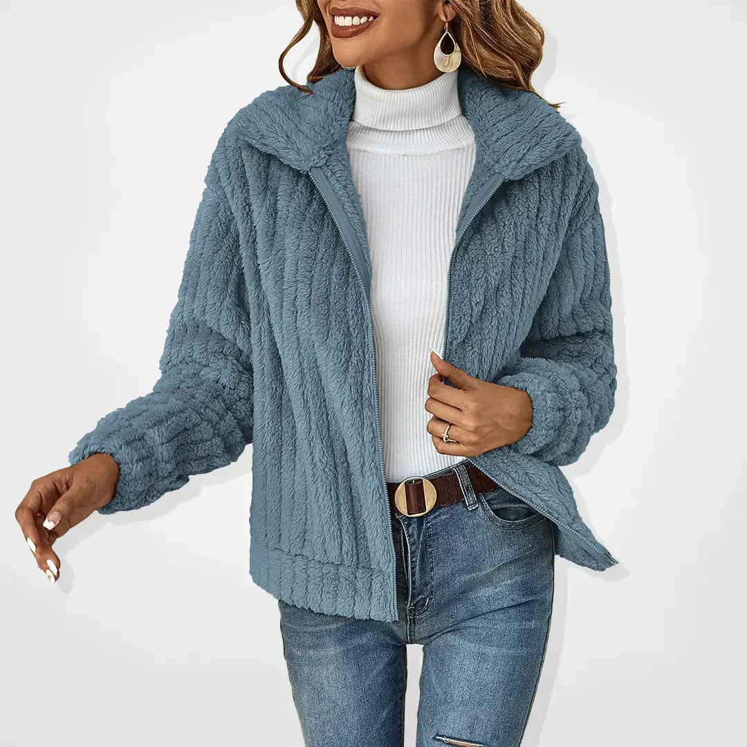 Women’s Cardigan | Zip Front Long Sleeve