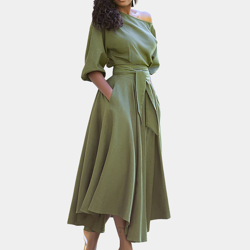 Luxurious Orsina Midi Dress for Women Wardrobe Essential