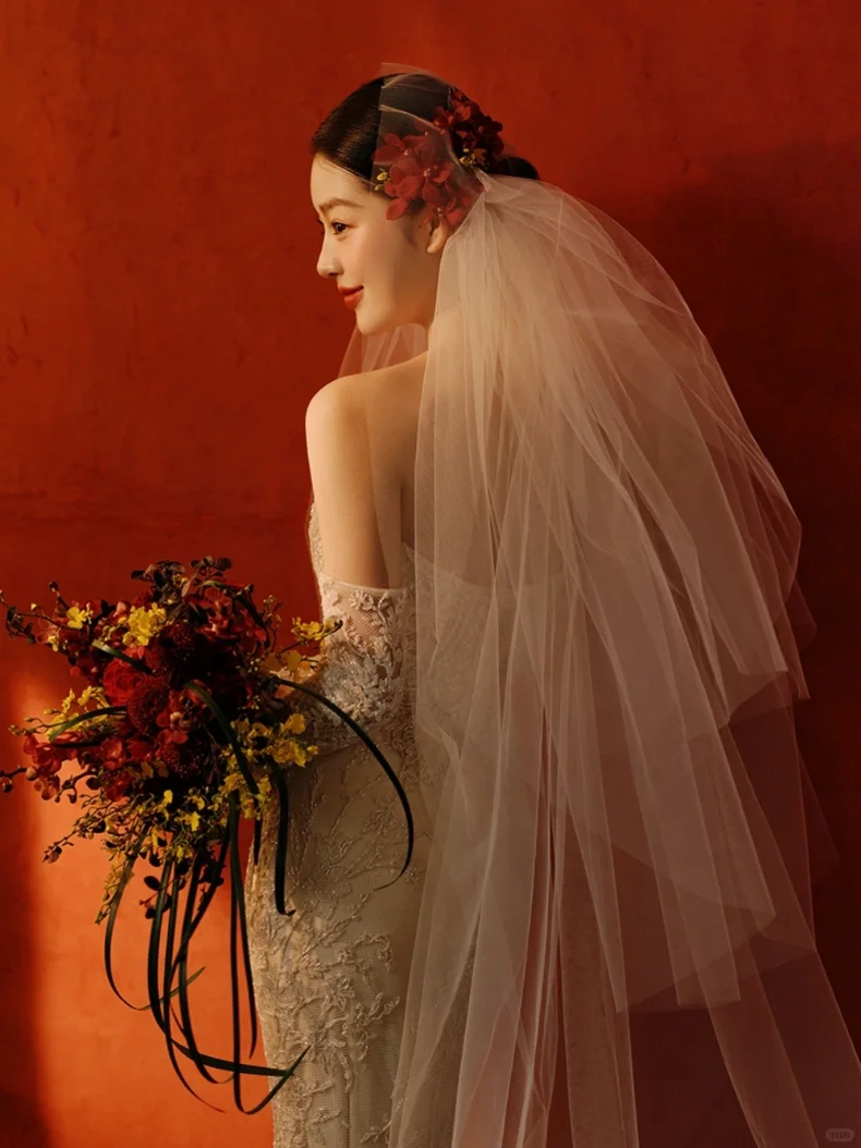 Dreamy Mermaid Strapless Satin Lace With Sleeves Long Wedding Dresses C3998