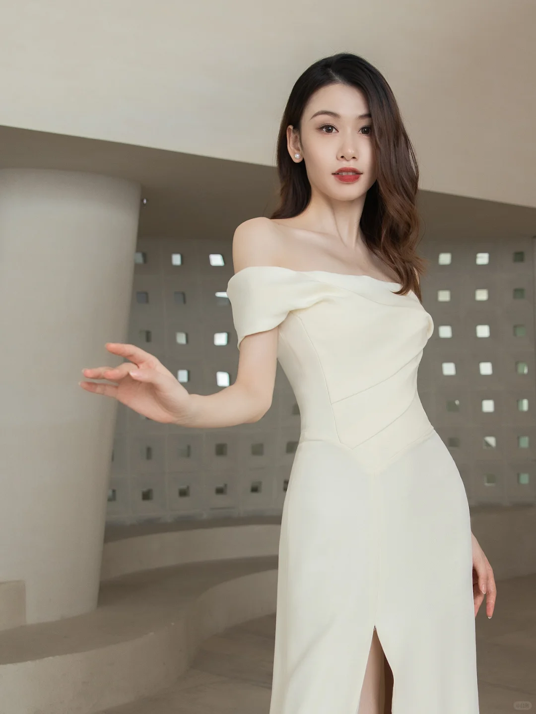 Elegant Mermaid Off The Shoulder Satin Long Wedding Dresses C4199