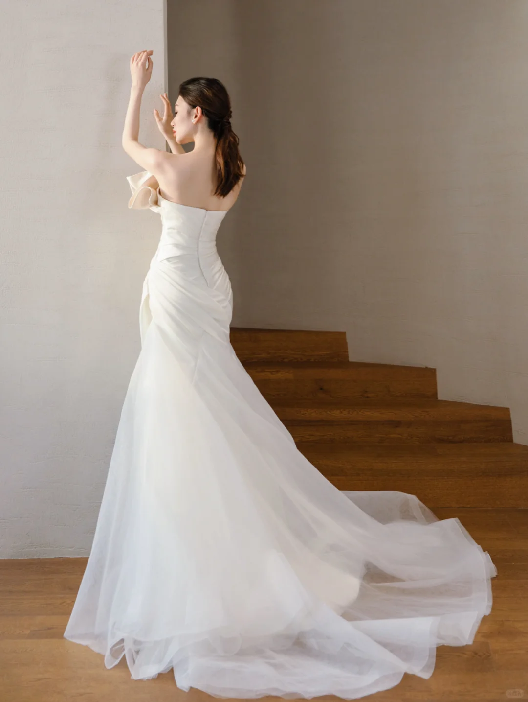 Pretty Mermaid Off The Shoulder Satin Long Wedding Dresses C4200