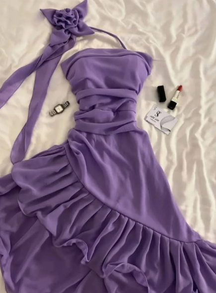 Classy A Line Strapless Chiffon With Flower Short Homecoming Dress 18th Birthday Outfits C4413