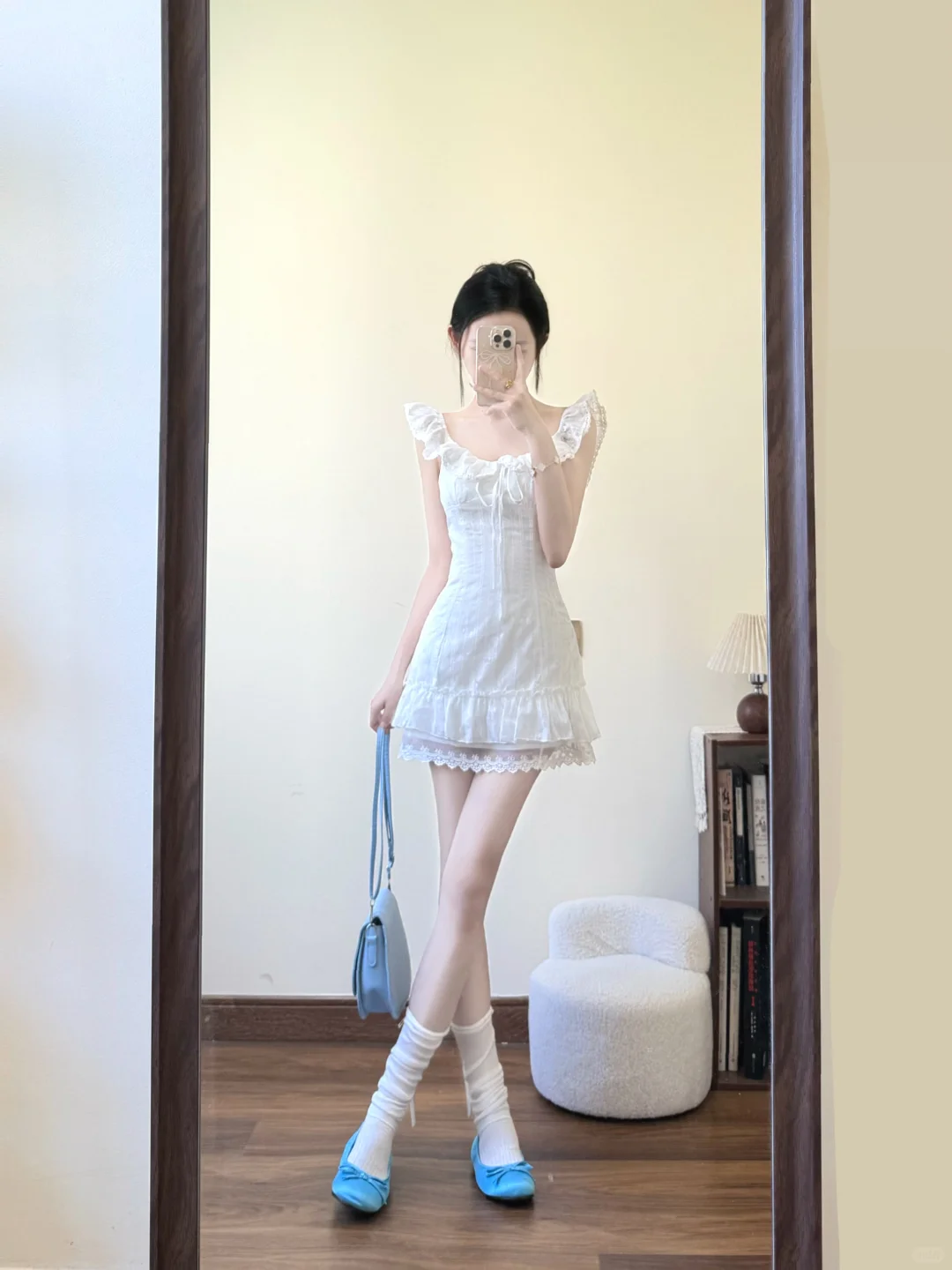 White Pretty A Line U Neck Satin Short Homecoming Dress 16th Birthday Outfits C4476